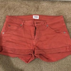 Burnt orange shorts